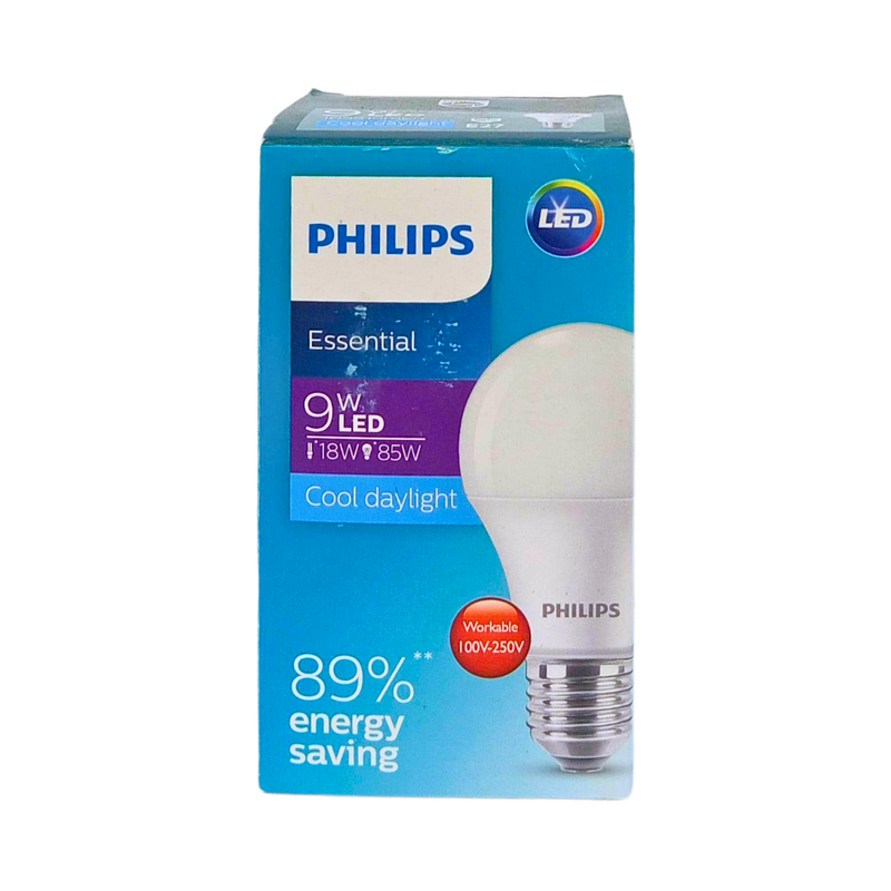Philips Essential LED Bulb 9 Watts Cool Daylight E27