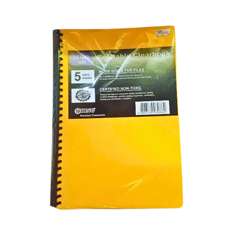 King Premium Refillable Clearbook Long
