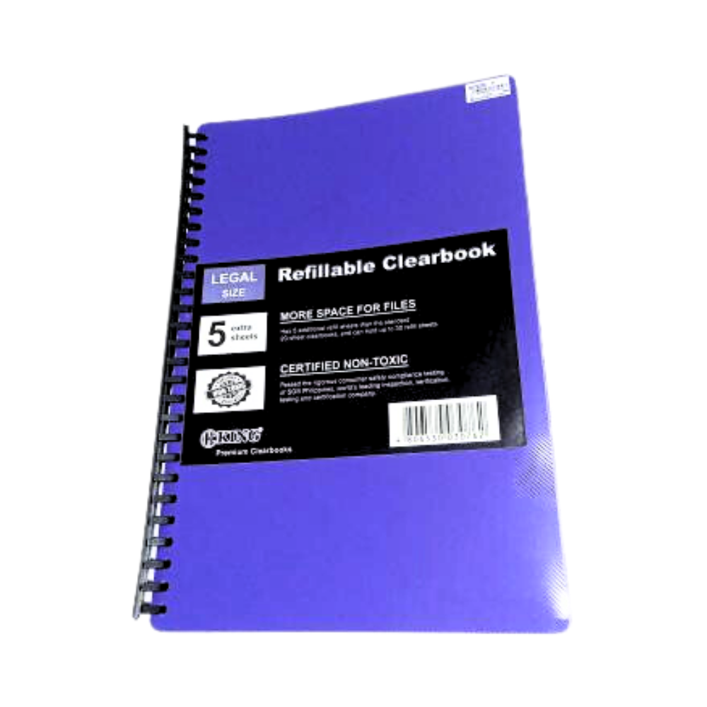 King Premium Refillable Clearbook Long