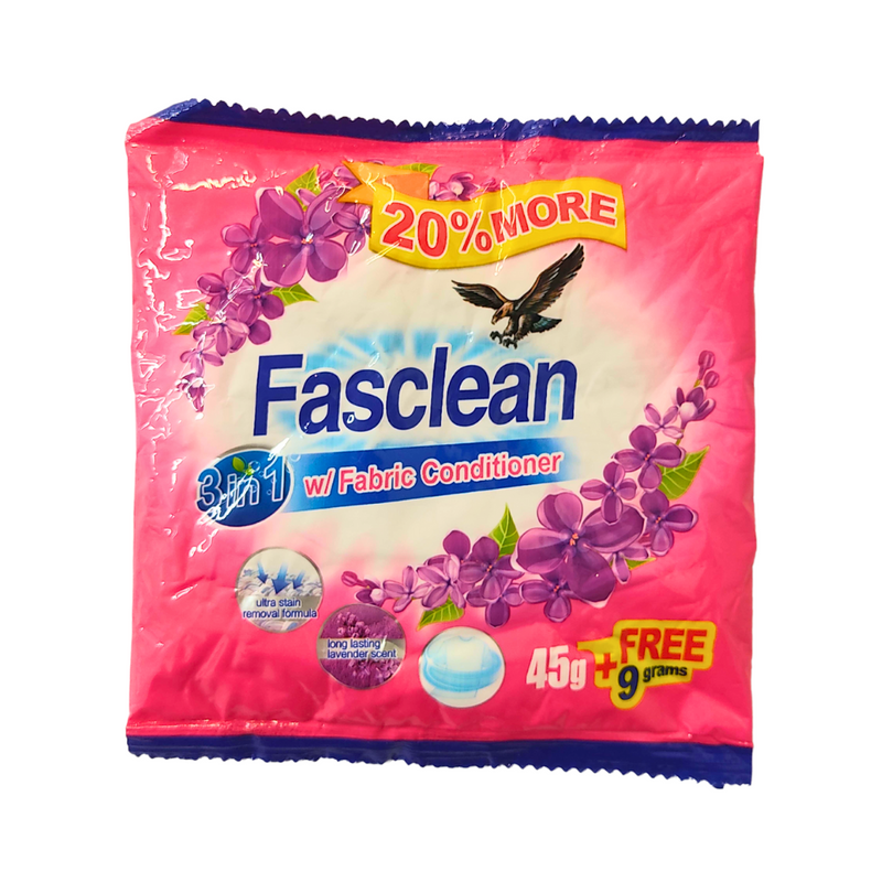 Fasclean Detergent Powder Ultra with Fabcon 45g