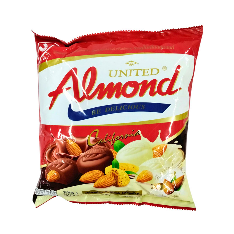United Almond Chocolate And White Chocolate 247.5g