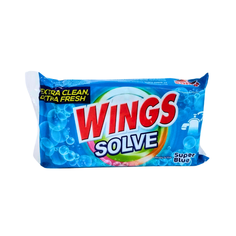 Wings Solve Detergent Bar Super Blue 150g