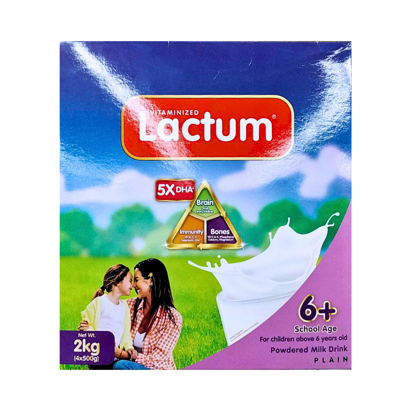 Lactum 6+ Powdered Milk Drink Plain 2kg