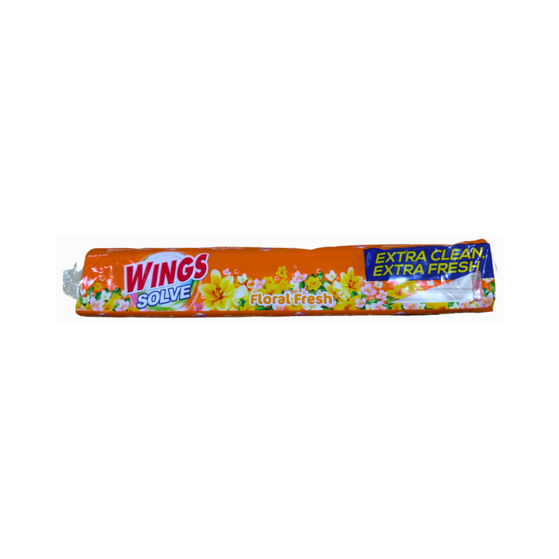 Wings Solve Detergent Bar Floral Fresh 370g