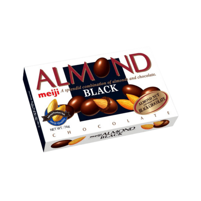 Meiji Almond Ball Chocolate Black 74g