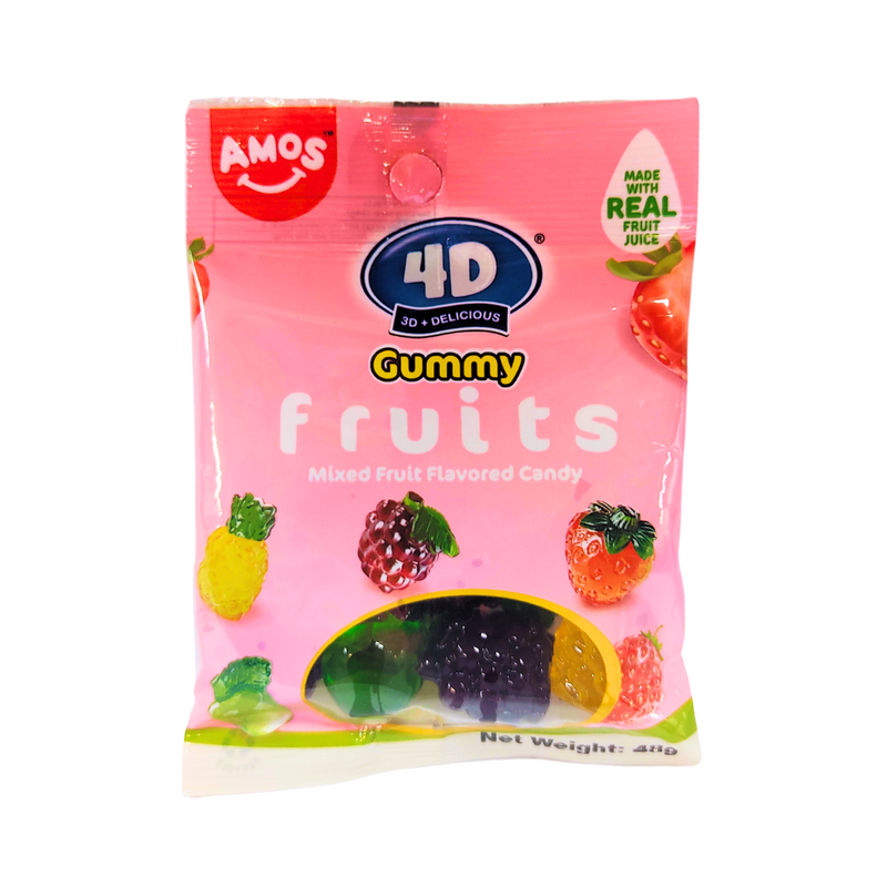 4D Gummy Fruits 48g