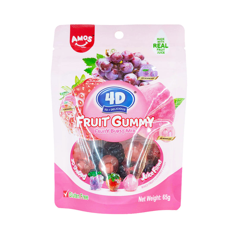 4D Gummy Fruits 65g