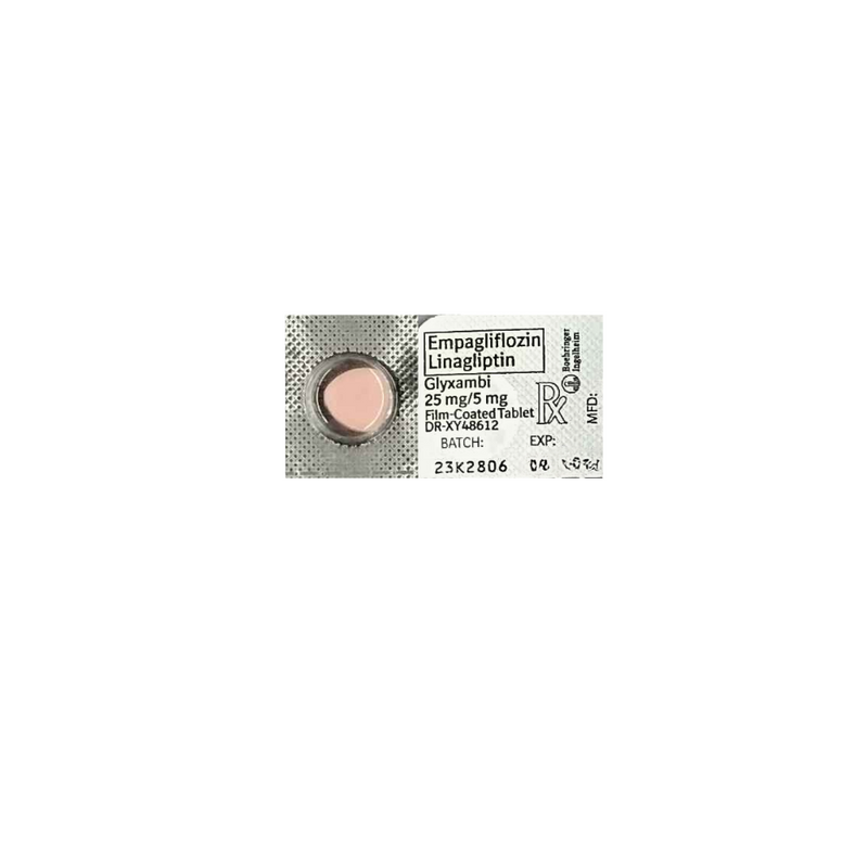 Glyxambi Empagliflozin Linagliptin 25mg/5mg Fc Tablet 1's