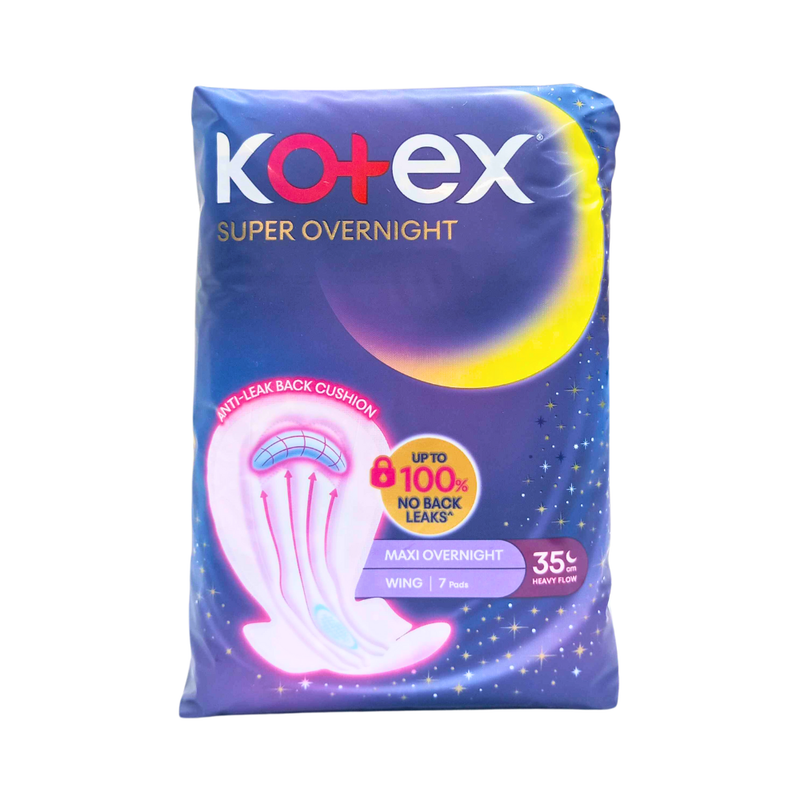 Kotex Super Overnight With Wing 35cm 7 Pads