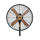 Asahi Stand Fan Wooden Blade 16" Black