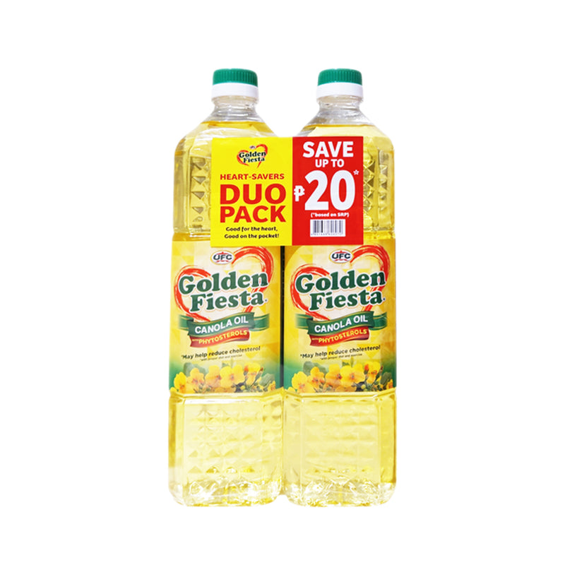 Golden Fiesta Canola Oil 1L x 2's