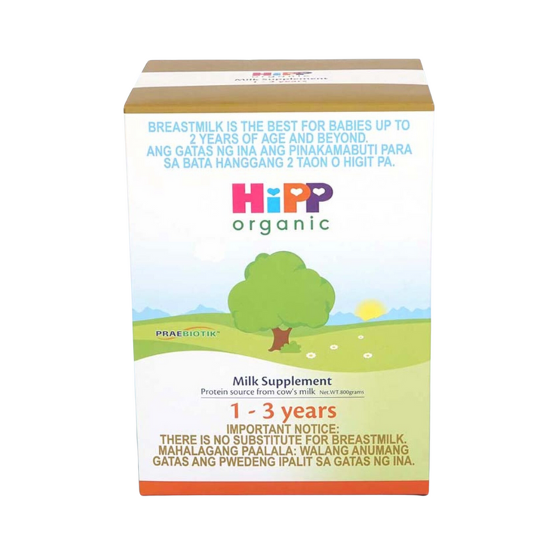 Hipp Organic Milk Supplement 1-3 Years 800g