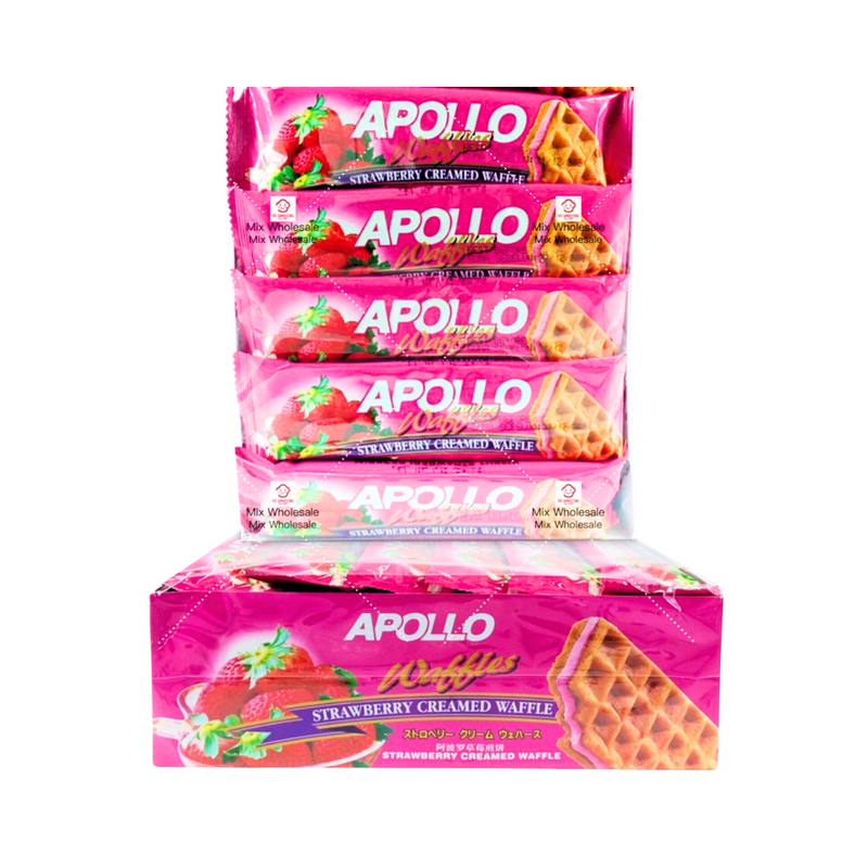 Apollo Strawberry Creamed Waffles 18g x 36's