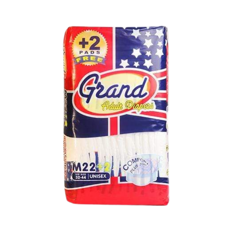 Grand Adult Diaper Medium 22 + 2 Pads