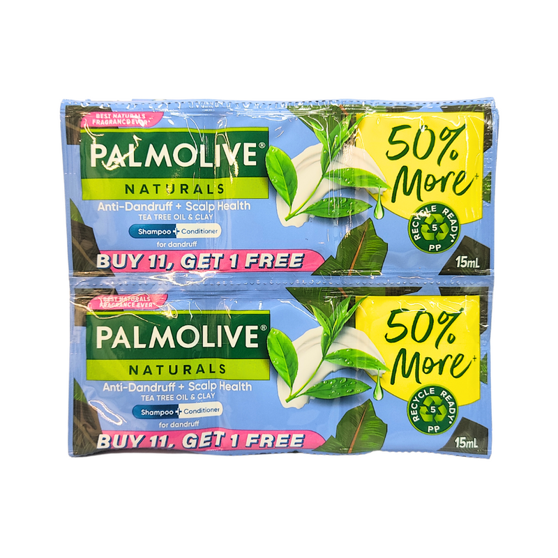 Palmolive Naturals Anti-Dandruff Shampoo And Conditioner 15ml 11 + 1