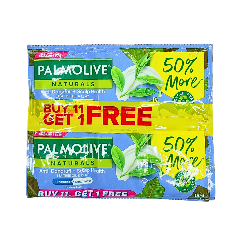Palmolive Naturals Anti-Dandruff Shampoo And Conditioner 15ml 11 + 1