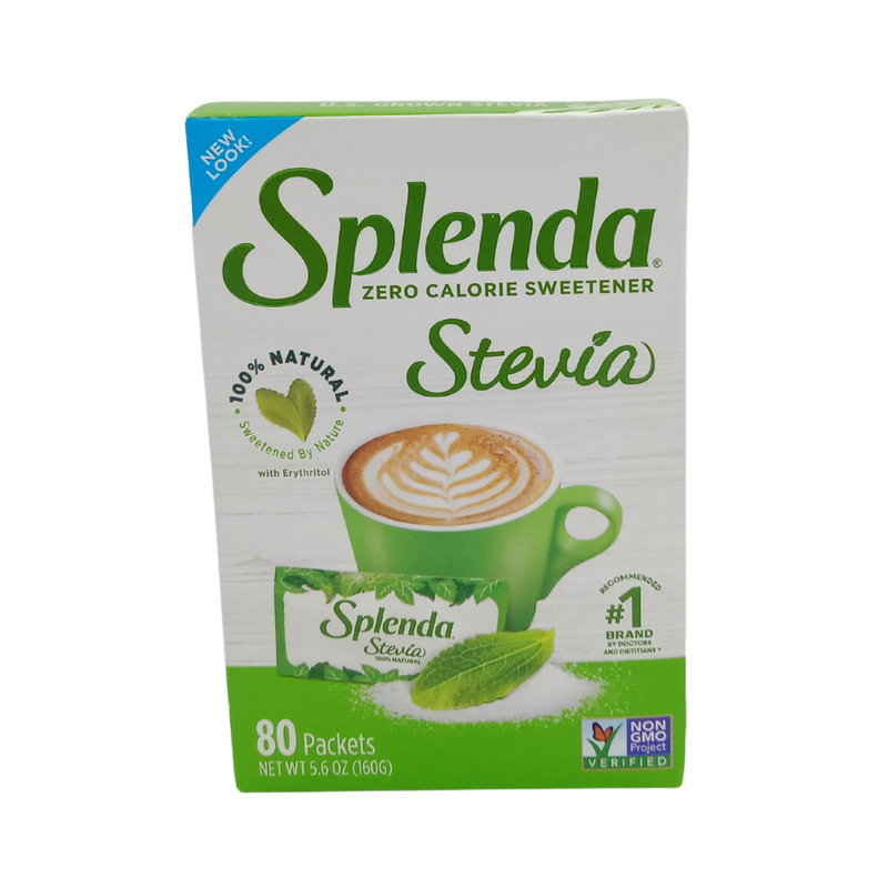 Splenda Stevia Natural Zero Calorie Sweetener 80's