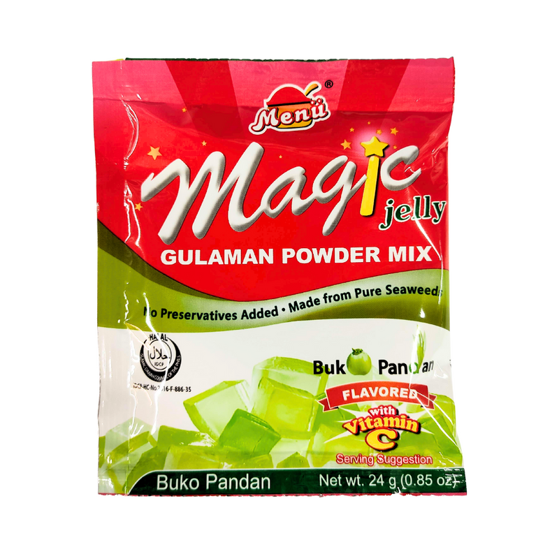 Magic Jelly Gulaman Powder Mix Buko Pandan 24g