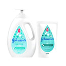 Johnson's Baby Bath Milk Plus Rice With Pump 1000ml + Refill 400ml