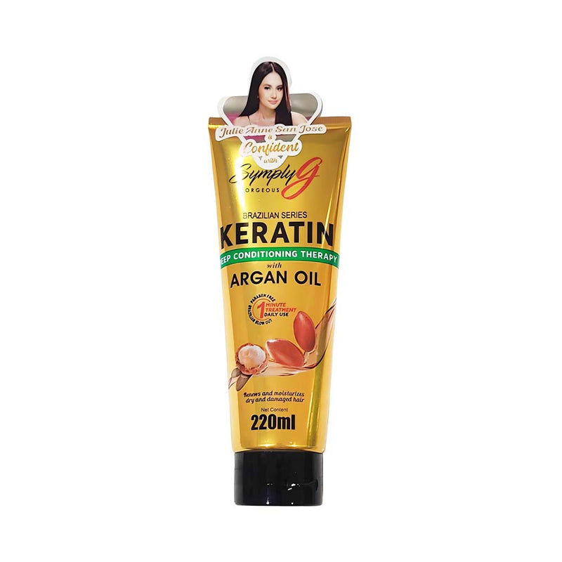 Simply G Keratin Conditioner With Argan Oil 220ml