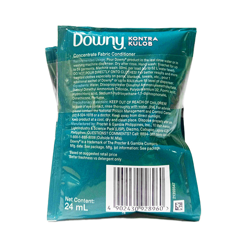 Downy Fabric Conditioner Indoor Drying Kontra Kulob 24ml 6's + 1