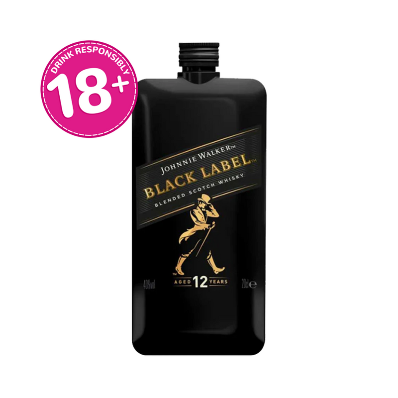 Johnnie Walker Black Label Pocket Sized Whisky 200ml