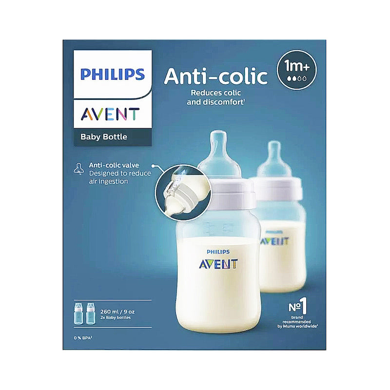 Philips Avent Anti Colic Baby Bottle Twin 260ml (9oz)