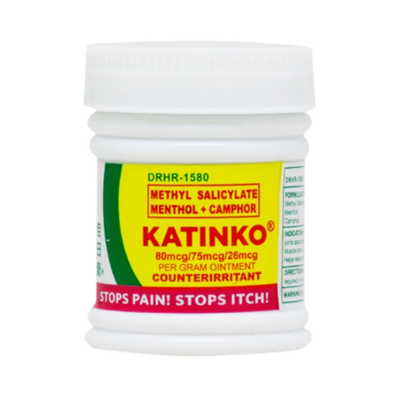Katinko Ointment Jar Methyl Salicylate Menthol + Camphor 30g