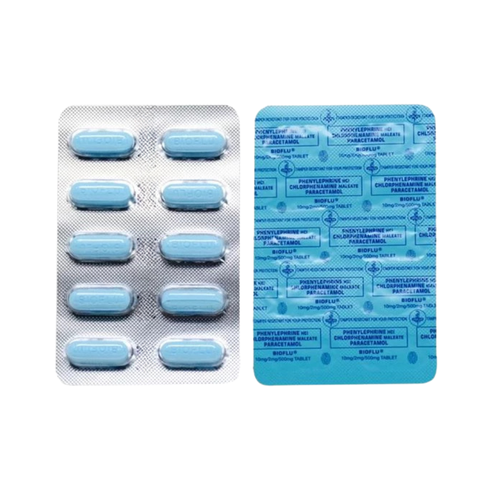 Bioflow Tablet Bioflu 10mg/2mg/500mg Tablet By 10's