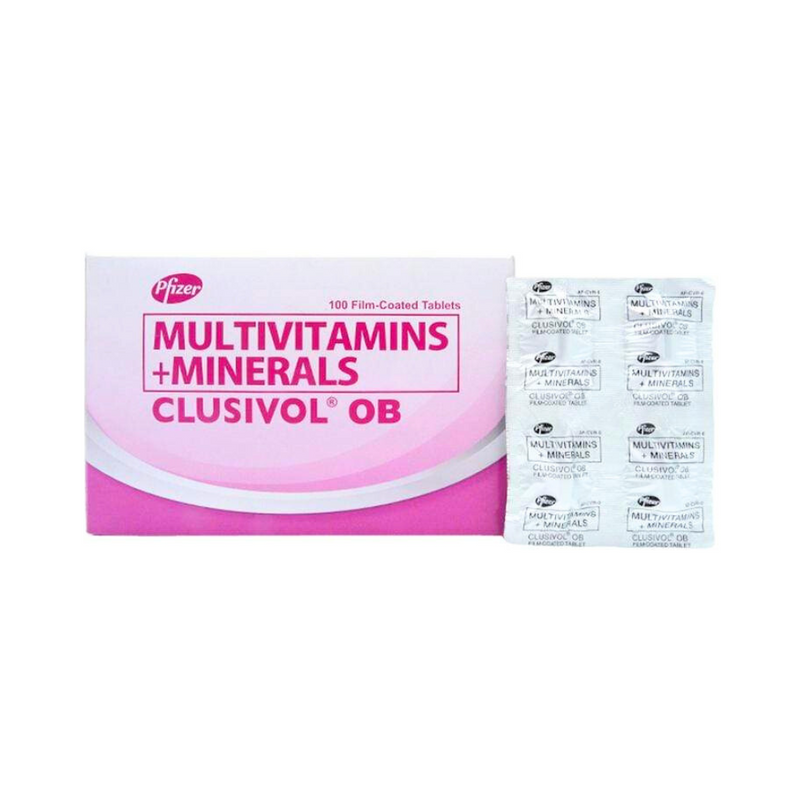 Clusivol OB Multivitamins + Minerals Tablet 4's