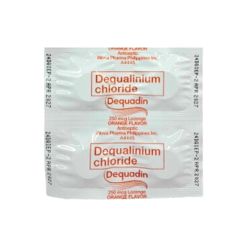 Dequadin 250mcg Lozenges By 4's