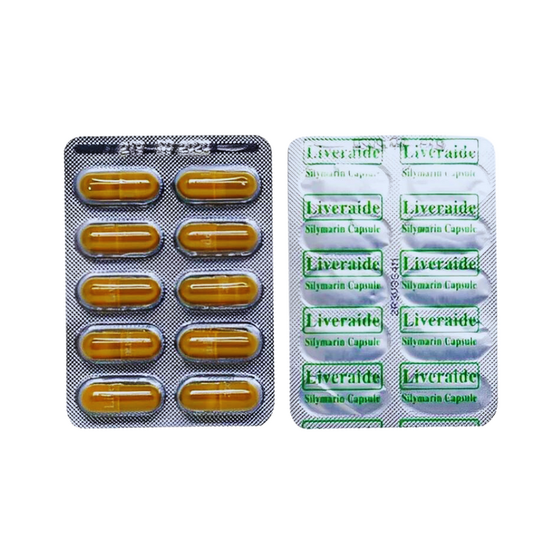 Liveraide Silymarin 636mg Capsule by 10's