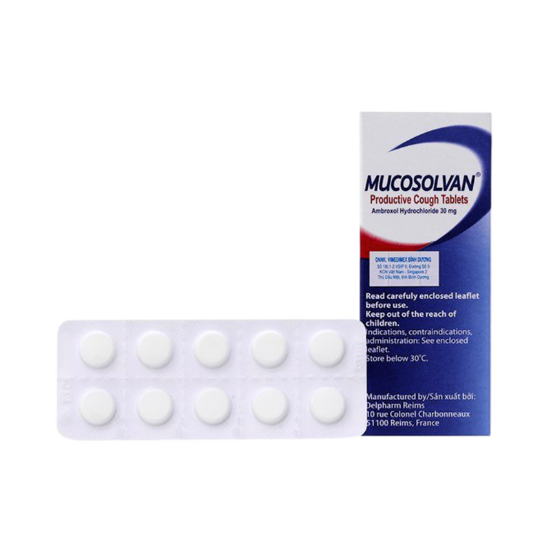 Mucosolvan Ambroxol 30mg Tablet by 10's