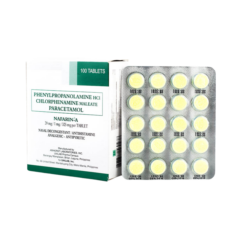 Nafarin-A 20mg/1mg/325mg Tablet by 20's