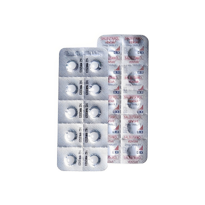 Ventar Salbutamol 2mg Tablet By 10's