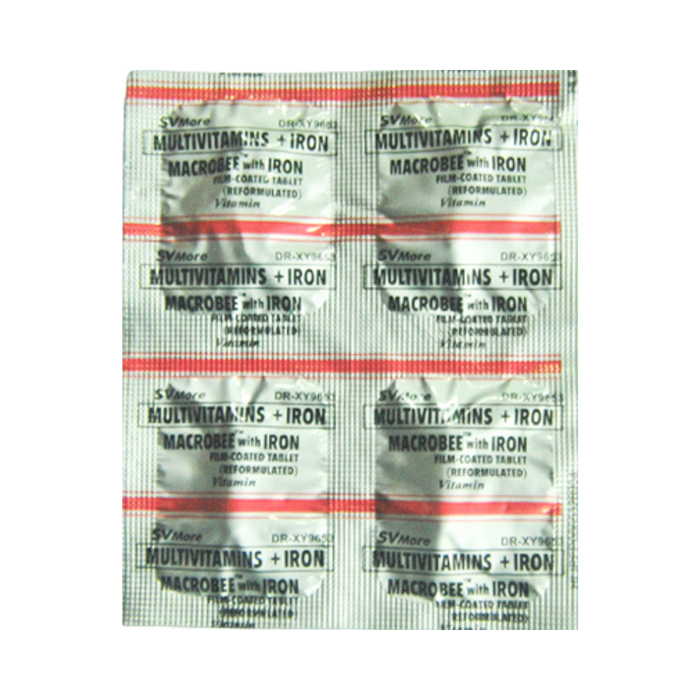Macrobee Multivitamins With Iron Tablet by 4's