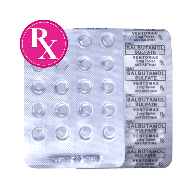 Ventomax Salbutamol Sulfate 2mg Tablet By 20's