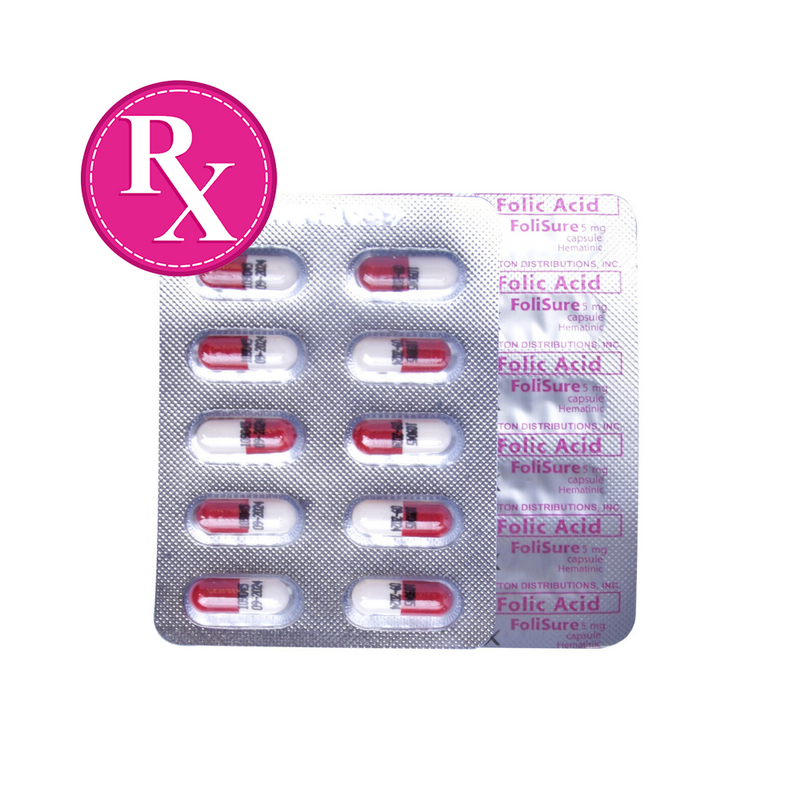 Folisure Folic Acid 5mg Capsule By 10's