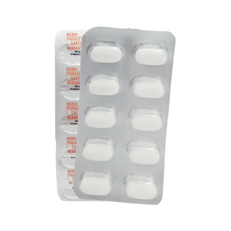 Rexidol Forte Paracetamol 500mg/65mg Tablet By 10's