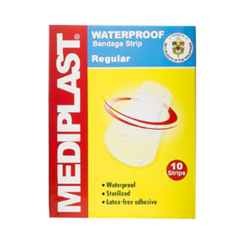 Mediplast Waterproof Bandage 25mm x 72mm x 10s