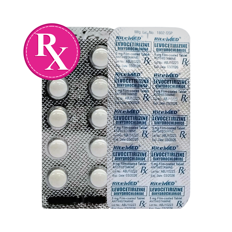 Ritemed Levocetirizine 5mg Tablet by 10's