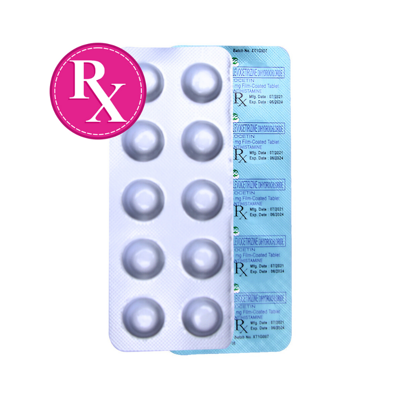 Levocetirizine Dihydrochloride 5mg Tablet By 10's