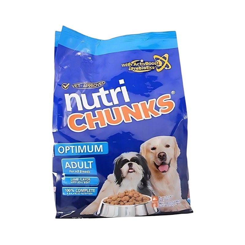 Nutri Chunks Optimum Adult Dog food Lamb Flavor 1.3kg