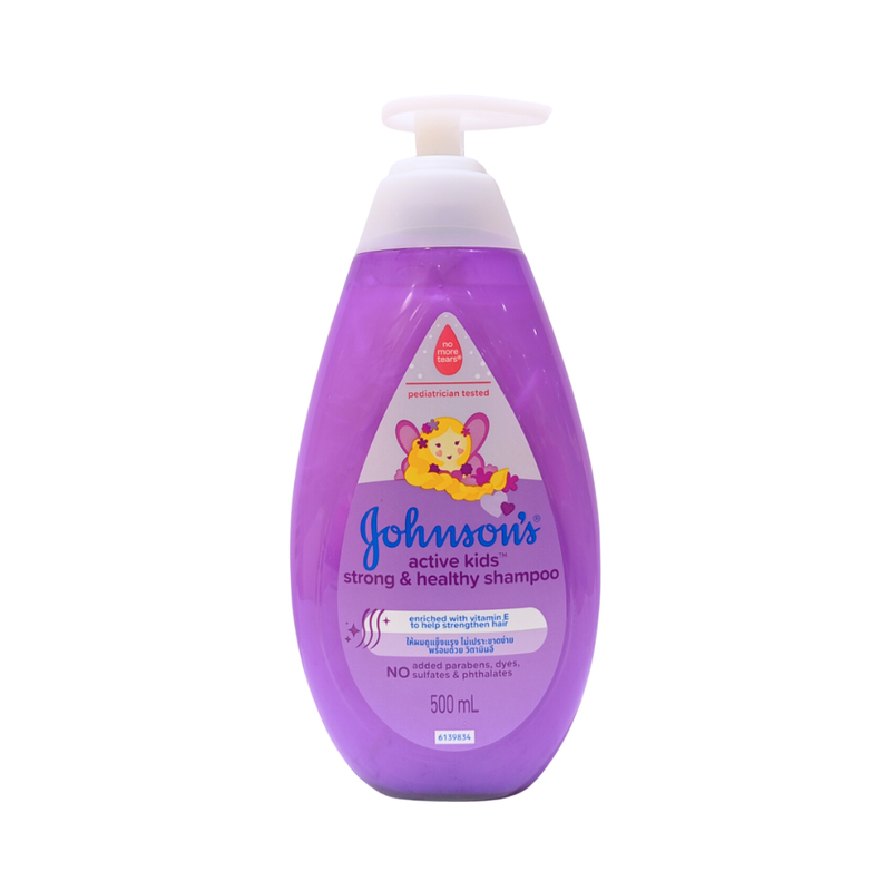 Johnson's Active Kids Shampoo Strong And Healthy 500ml