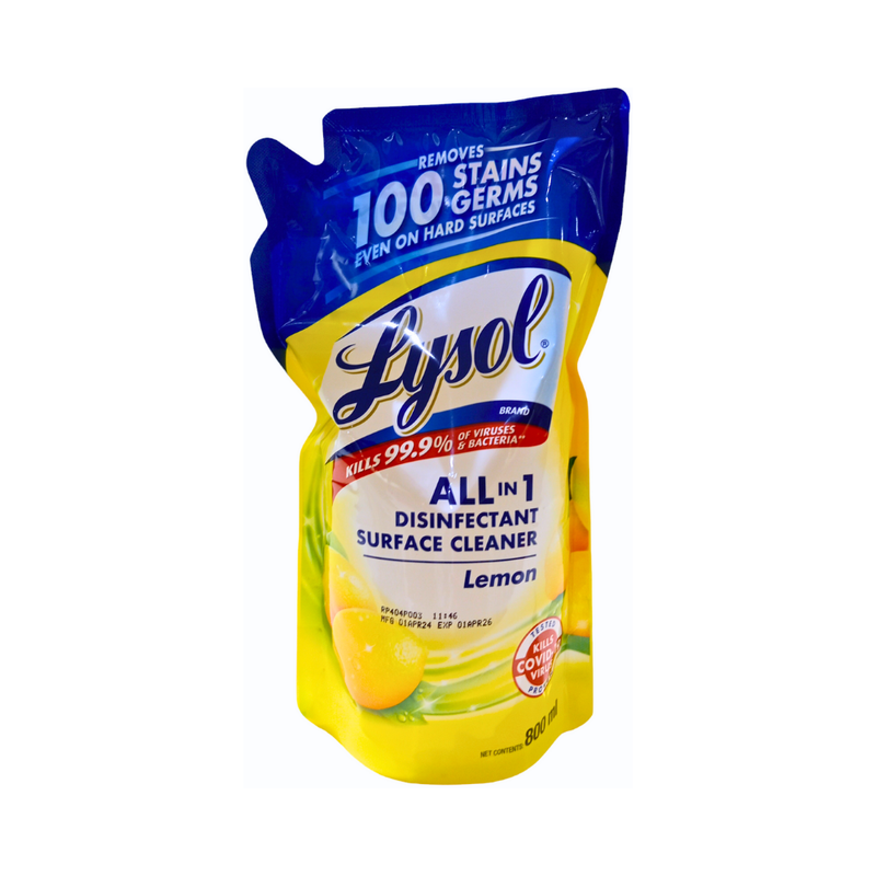 Lysol Disinfectant Cleaner Lemon 800ml