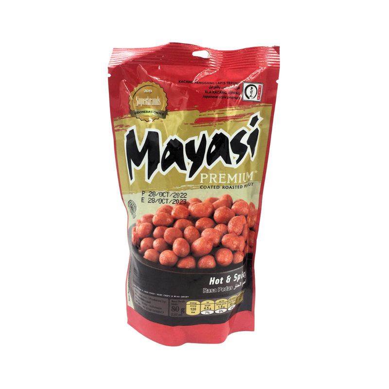 Mayasi Premium Roasted Peanut Hot And Spicy 80g