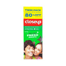 Close Up Anti-Bacterial Toothpaste Menthol Fresh Value Twin Pack 173g x 2's