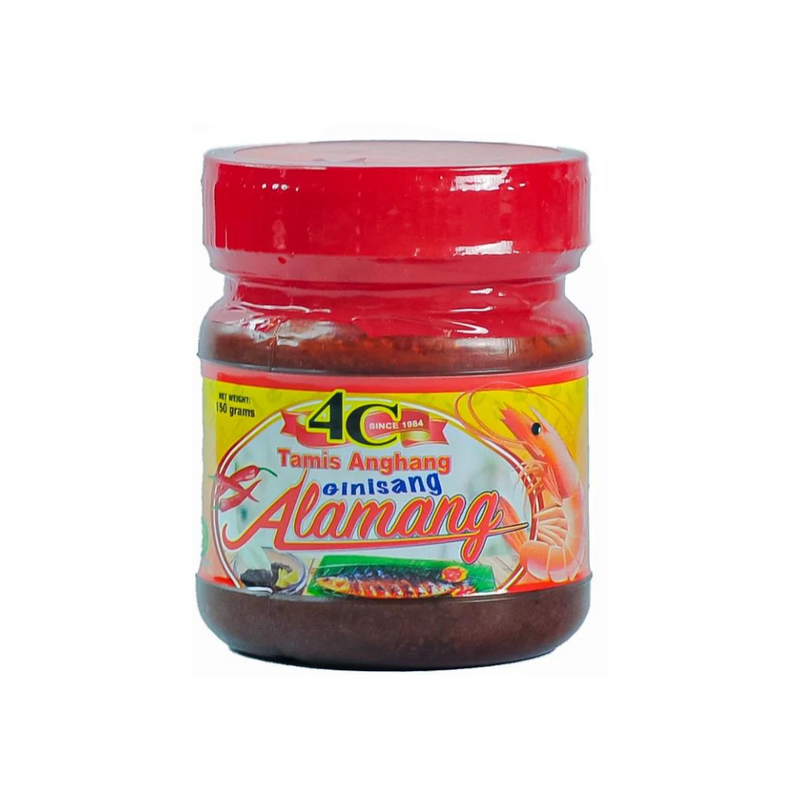 4C Tamis Anghang Ginisang Alamang In Plastic Bottle 150g