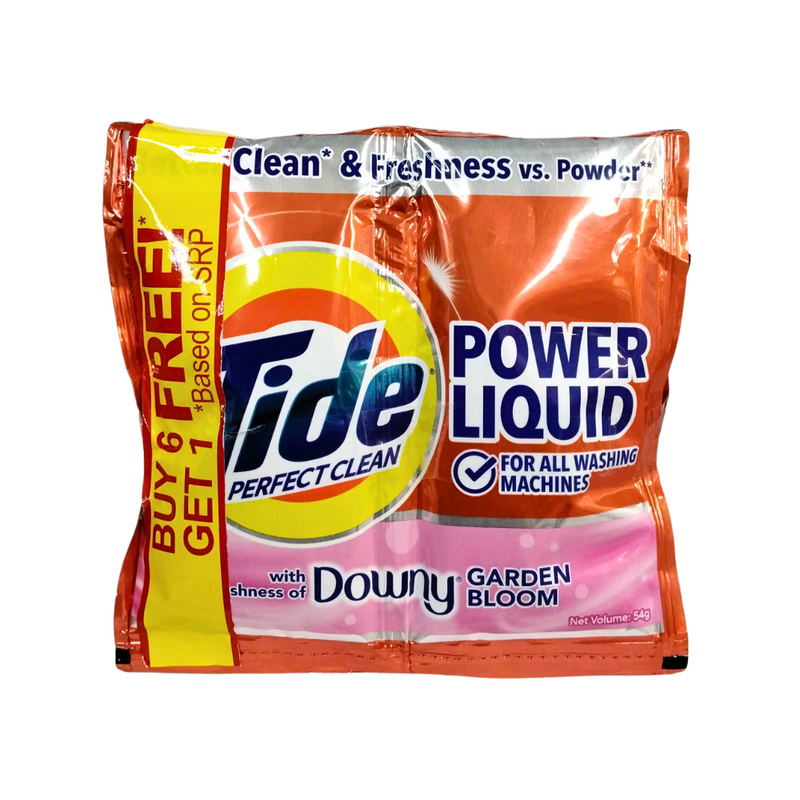 Tide Perfect Clean Power Gel Sparkling Fresh 54g 6's + 1