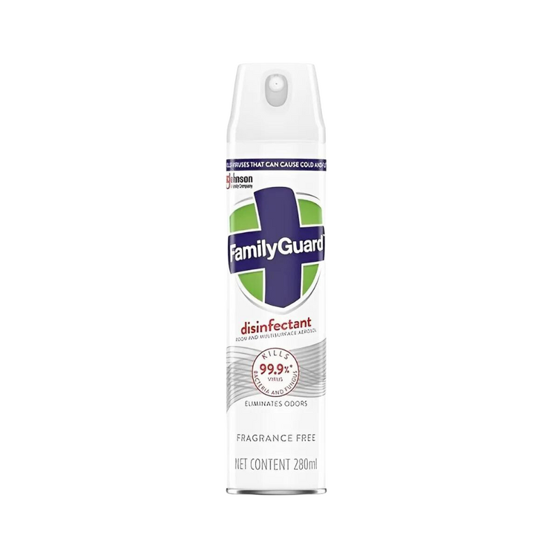 Family Guard Disinfectant Spray Fragrance Free 280ml